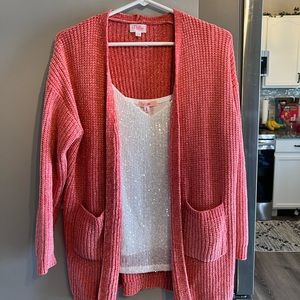 Pulse Boutique Tank and Cardigan